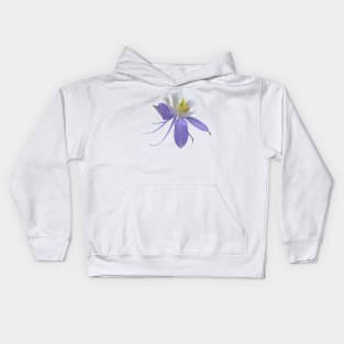 Colorado Blue Columbine Kids Hoodie